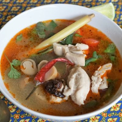 Thai Soup Tom Yam with Chicken