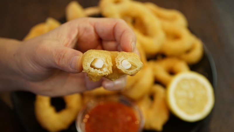 Beignets de calamars et sauce éléphant