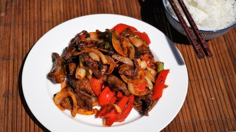 Chinese Stir Fry Sate Beef