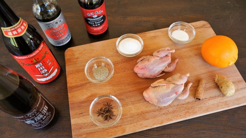 Millennium Sauce Crispy Quails Ingredients