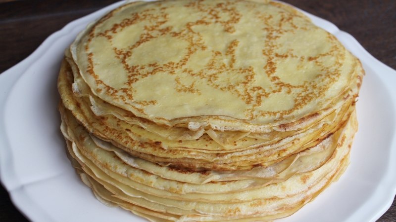 Crêpes, French Thin Pancakes 