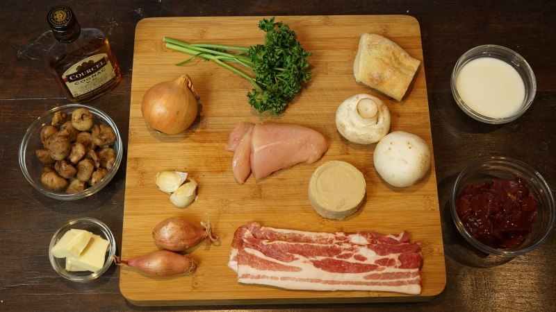 Stuffing ingredients for roasted poultries