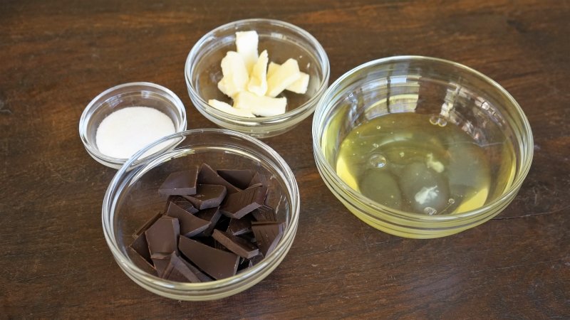 Ingrédients Mousse au chocolat