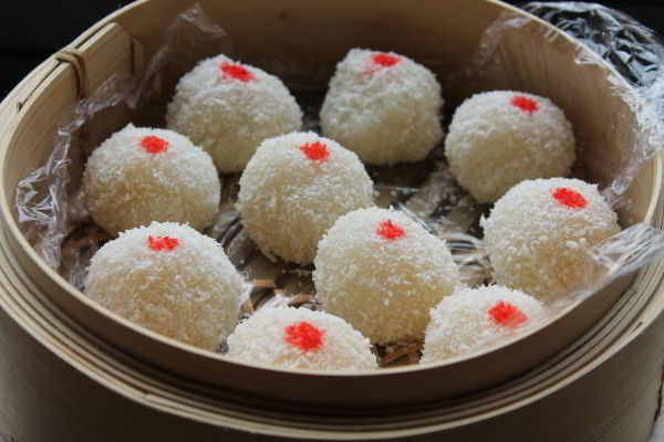 Snowballs with Mung Beans