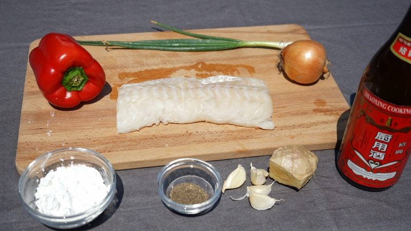 Salt & Pepper Fish Ingredients