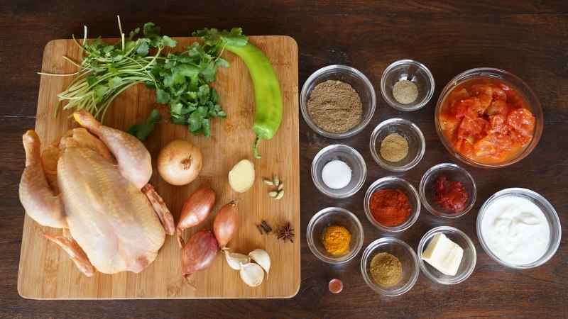Indian Chicken Curry Ingredients