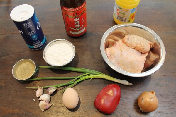 Salt and Pepper Chicken Ingredients
