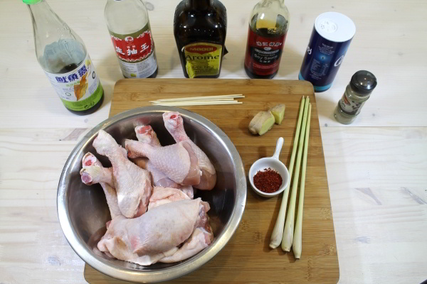 Thai Marinated Grilled Chicken Ingredients