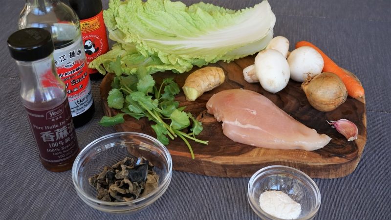 Chinese Stir Fry Chicken & Vegetables Ingredients
