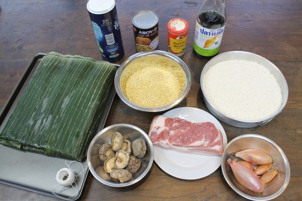 New Year Sticky Rice Cake Ingredients