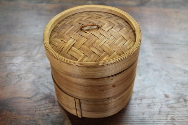 Bamboo steamer basket