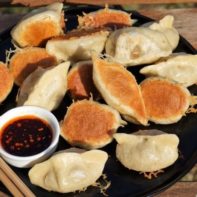 Chinese Beef Pan-Fried Dumplings