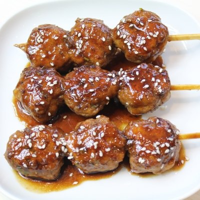 Chicken & Pork Meatballs 'Fried Tsukune' つくね