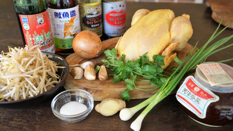Nouilles au poulet effiloché, 鸡干面 - les ingrédients