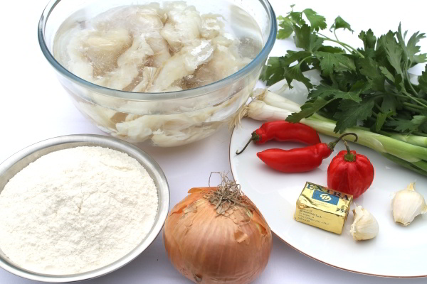 Cod Fish Fritters Ingredients