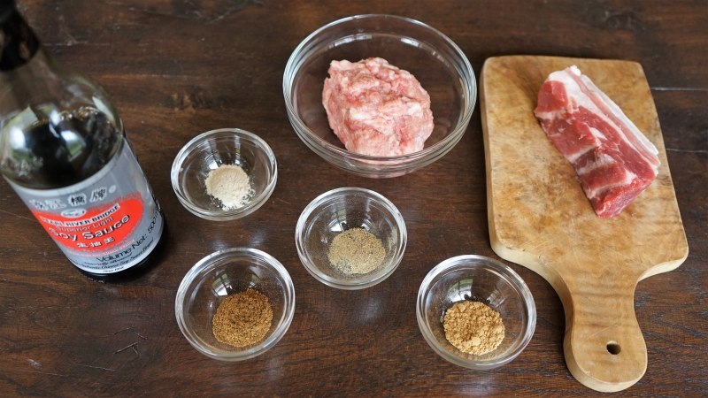 Banh Mi Burger Ingredients