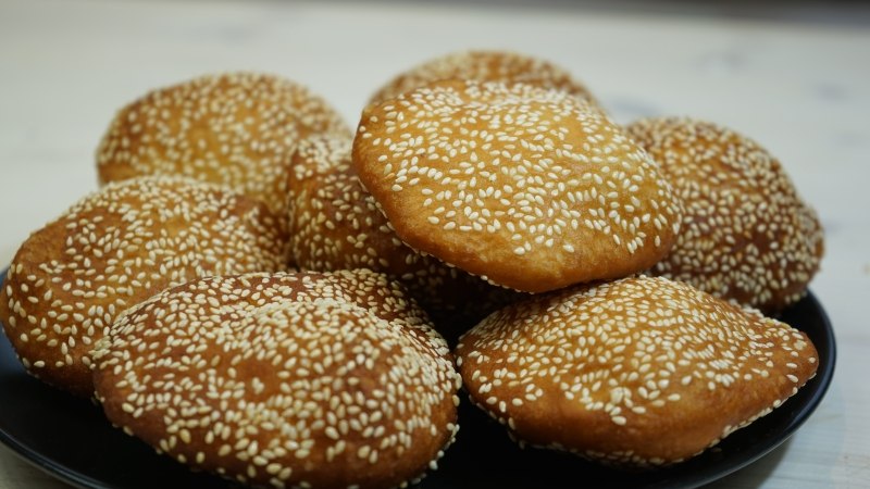 Sesame Hollow Donuts