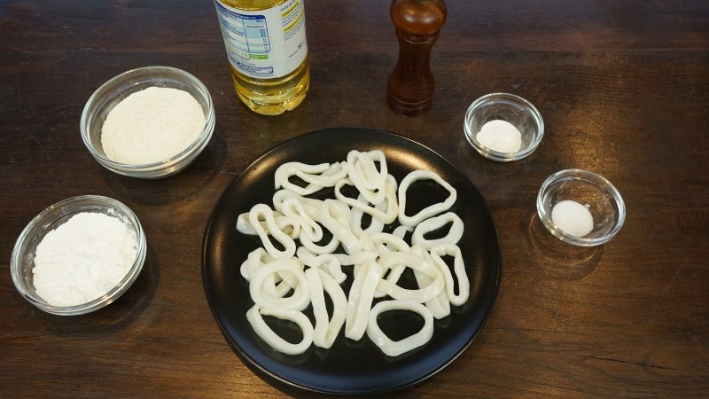 Crispy Squid Rings Ingredients