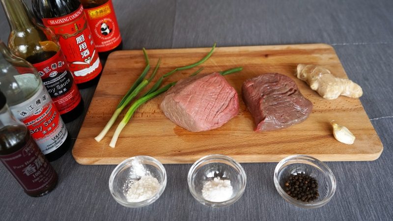 Sizzling Black Pepper Beef Ingredients