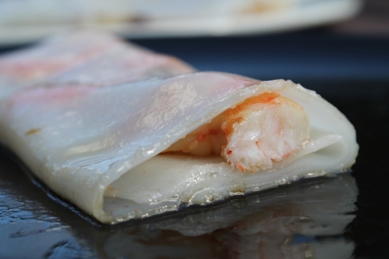 Chinese Rice Rolls with Shrimps