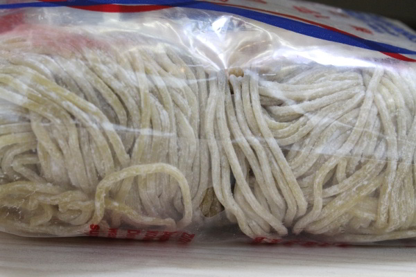 Fresh noodles from Asian grocery stores