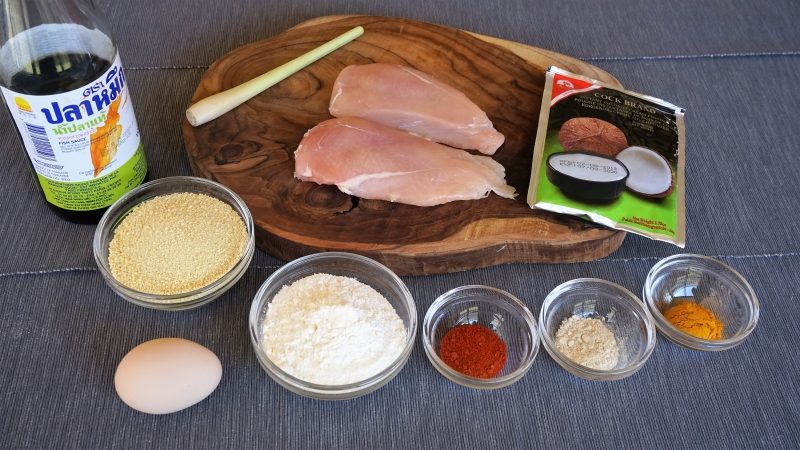 Thai Crispy Chicken Tenders Ingredients