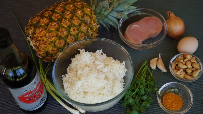 Chicken & Pineapple Fried Rice Ingredients