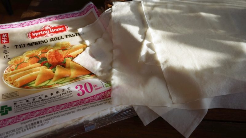 Frozen samosa sheets